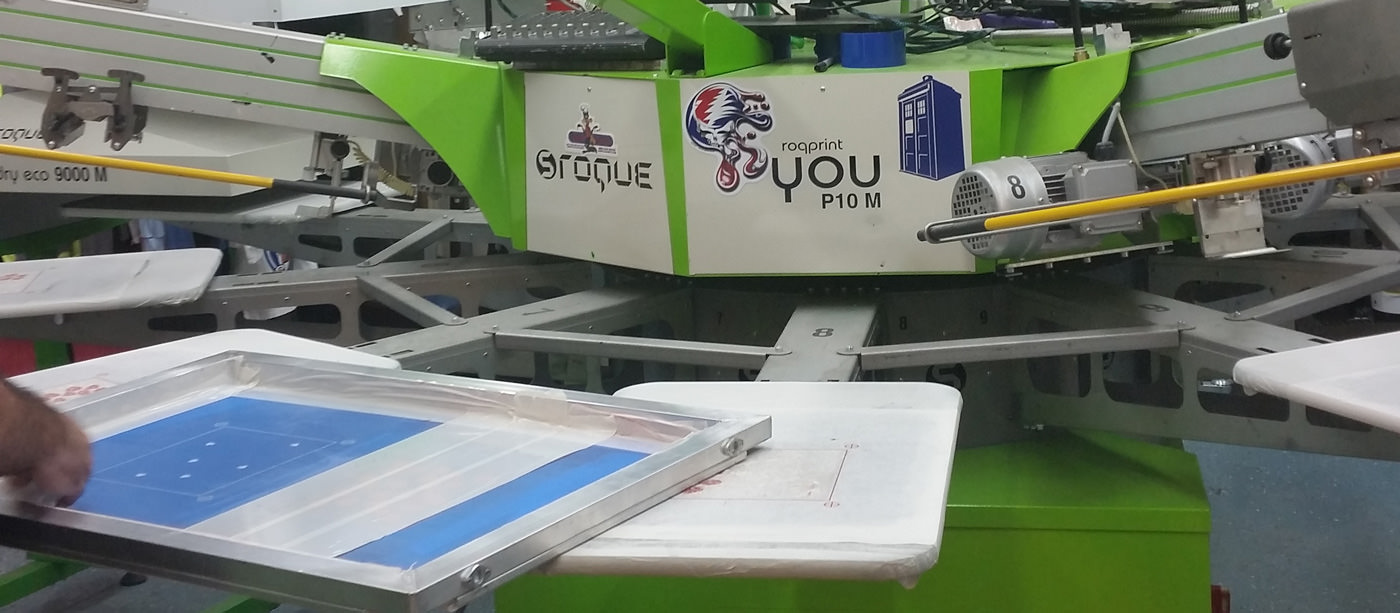 Our sRoque Automatic Screen Printing Press